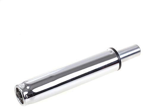 TUKA Gasdruckfeder Gaslift für Bürostuhl, Gesamtlänge 260mm - 380mm, Kolben Länge 7,9 / 200mm Ersatz Gasdruckdämpfer Zylinder für Hocker Drehstuhl, Höhenverstellbar, bis 180 KG, Chrom, TKD5202-120