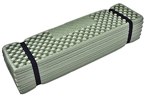 Faltbare Schaumstoffmatte wasserdichte Matratzenschaum-Sitzmatte für Camping Wandern und Sportveranstaltungen(Schwarz Grün)