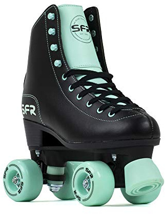 SFR Skates SFR Figure Roller Skates Unisex Children, Youth, Black/Mint, 35.5