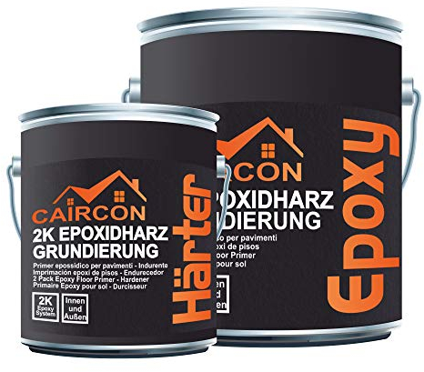 2K Epoxidharz Grundierung für Bodenfarbe Bodenbeschichtung Haftgrund Primer - 6Kg