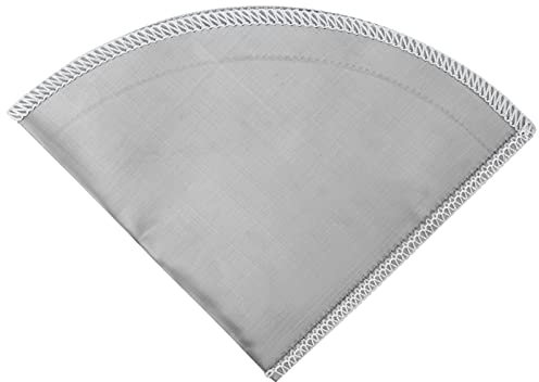 Edelstahl-Kaffeefilter aus Kegelstahl, 1-2 Tassen Kaffeefilter mit Langsamem Tropf Faltbarer Wiederverwendbarer Kaffeefilter für die Manuelle Kaffeemaschine