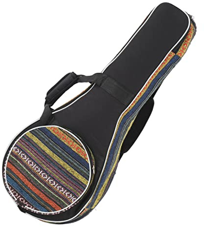 Mandolin Case, Portable Mandolin Bag Ethnic Style Musical Instrument Bag with Adjustable Shoulder Strap and Carry Handle