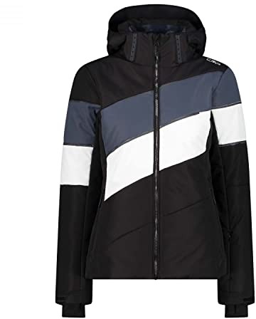 CMP Damen Skijacke Zip Hood - 40, Schwarz