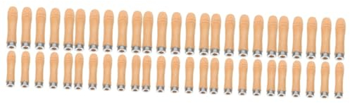 jojofuny 50stücke Teiliges Holzfeilenheft Mit Metallring Ergonomischer Griff Für Raspeln Feilen Und Schraubendreher Langlebig Und Rutschfest Für Holzarbeiten Und Werkzeugwartung