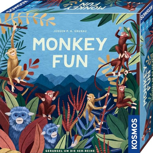 KOSMOS Monkey Fun, spannendes und schnelles Familienspiel | Für 1-4 Spielerinnen und Spieler ab 8 Jahren