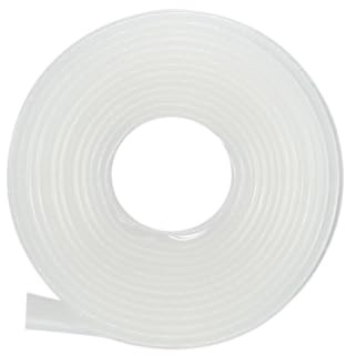 Unifizz - Guaina termorestringente, diametro 12 mm, larghezza piatta 19 mm, rapporto 2:1, tubo restringente, manicotto per cavi, 1 m - Trasparente