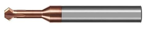 1pcs Front Back Deburrer Double Angular 90 Degree Chamfering Cutter End Mill For Metal Hole Internal Burr Removal CNC Tool(STEEL,D5x2.8dx5x20x50-3T)