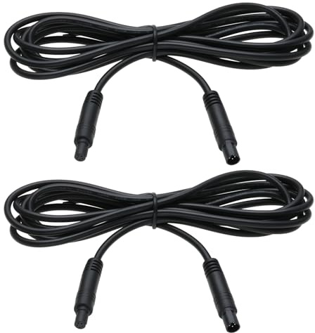 ECSiNG 2pcs A 5 Pin 2M Cavo Prolunga Telecamera Auto Maschio-femmina Adattatore Per Telecamera Montata Su Auto Sistema Monitoraggio Segnale Video Della Telecamera Retromarcia Veicolo
