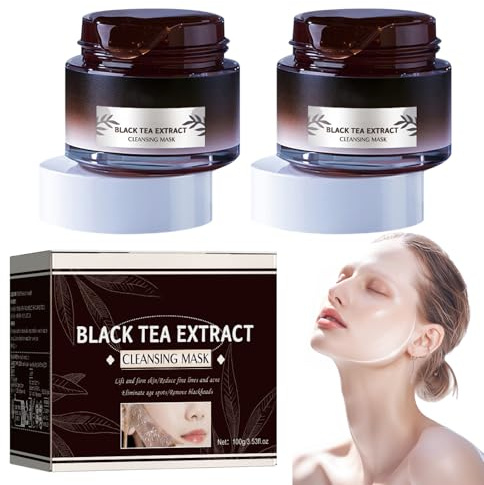Reinigungsmasken, Tipp-Off Maske Für Die Gesichtspflege, Tiefenreinigung Mit Tee-Extrakt, Anti-Aging Maske Für Eine Straffende Wirkung, 2 Stück Im Set, Ideal Für Frische Und Klare Haut Skin Mask