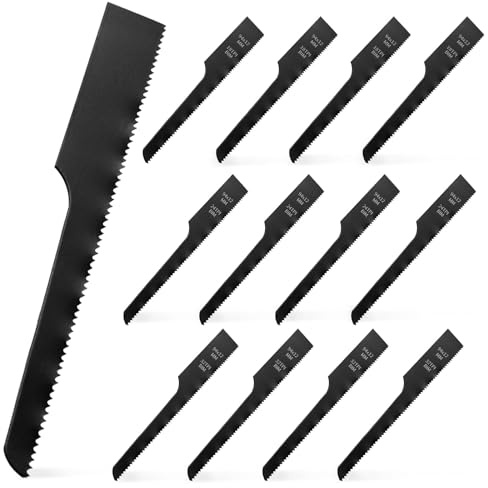 DBREAKS 12 st ersättningssågblad tryckluftssåg 4 x 18T, 4 x 24T, 4 x 32T