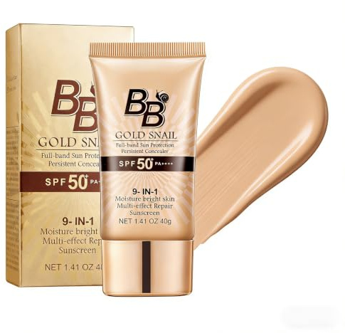 Virecose 40g BB Cream (Natural), para un Tono Uniforme y Natural | Crema con Color Hidratante con Efecto Corrector, Crema Facial SPF 50+ con Color, Cubre Imperfecciones y Rojeces