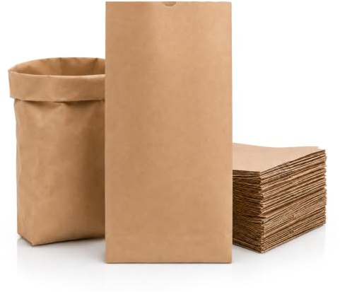 verpacking Kraftpapiertüten 20 x 29 cm Braun mit Kreuzboden 8 cm [Größe und Stückzahl wählbar] lebensmittelunbedenklich Papiertüten Tüten Kreuzbodenbeutel 500 Stück