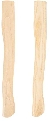 Angoily Holz-Ersatzstiel für Campingaxt 2Er Pack 14. 9 Zoll Beilstiel Ersatz Hickory Beilstiel Ersatz 38X4. 4Cm