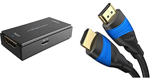 KabelDirekt – HDMI 2.0 aktiver Repeater & 8K/4K HDMI-Kabel – 3 m – 8K@60Hz (4K@120Hz/8K@60Hz – kompatibel mit HDMI 2.0, High Speed mit Ethernet, Blu-ray/PS5/Xbox Series X/Switch, schwarz)