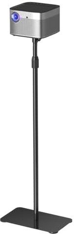 suptek PR001F - Supporto da pavimento per proiettore, altezza regolabile da 1015 a 1385 mm, supporto universale da soffitto con rotazione di 360 gradi, altezza regolabile da 1015 a 13