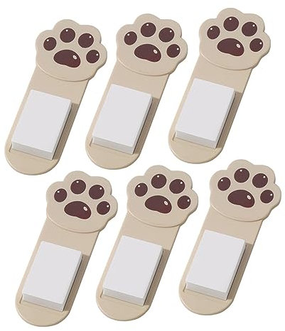 6St Toilettendeckelheber Griff zum Heben von Toilettensitzen Katze Reisezubehör Badezimmerzubehör Toilettensitzgriff Karikatur handhaben Knopf Toilleten Sitz Muschelschale Schutz