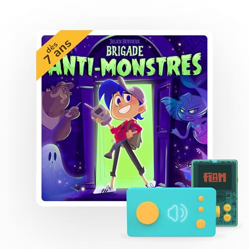 Lunii - Brigade Anti-Monstres - Livre Audio interactif en français - durée 1h58 - dès 7 Ans à écouter sur Ma Fabrique à Histoires ou FLAM