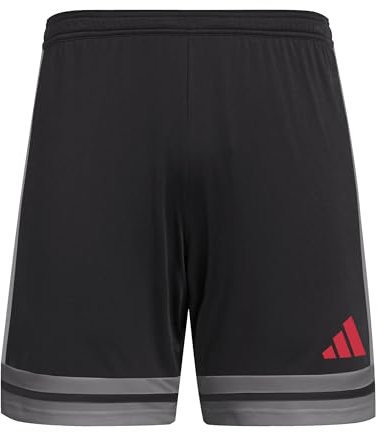 Adidas Herren SQUADRA25 Short, Black/Team Grey Four/Pure Ruby, M