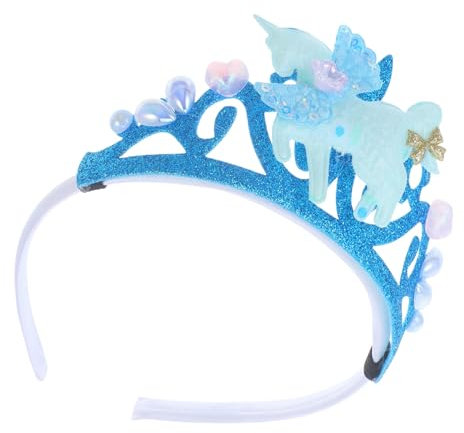 ifundom Einhorn Krone Stirnband Kinderkronen Mädchen Geburtstagskrone Leichtes Strapazierfähiges Haarband Für Party Cosplay Und Fotoaktivitäten Komfortabel Und Stilvoll