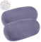 OGMBI 2 Pcs Microbead Roll Pillow, Microbead Bolster Tube Pillows, 30 x 16 cm Round Cervical Neck Roll, Squishy Sleep Neck Support Pillow for Travel Home Sofa Bed (Grey)