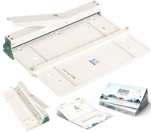 Plieuse Manuelle, plieuse de Papier 350 mm, plieuse de Papier A3, plieuse, raineuse, raineuse, pour Cartes de vœux, brochures, papiers Photo