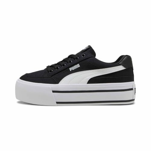PUMA Sneakers Court Classic Vulc Platform da Donna 38, Black White