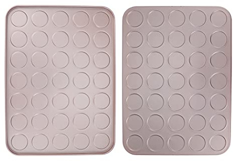 Teglia da Forno, Cookie da Forno Multifunzionale Telaio da per Cookie per Cottura Meno Cottura in Acciaio Non Rivestimento per Preparare Maccheroni, Biscotti, Pasticceria Sbuffi (Teglia da cottura a