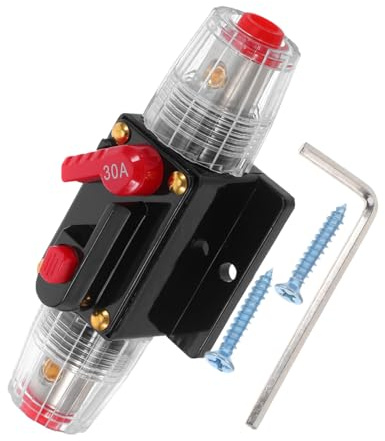 Veemoon Disjoncteur Ligne Réarmable Manuel Pour Voitures Remorques Bateaux Porte-fusible Automatique Protection Circuit Système Audio Marin