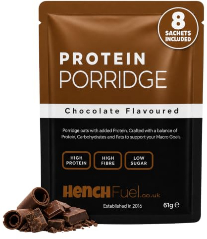 Protein Porridge, 19g Protein, Chocolate Flavour, Low Sugar Breakfast | Made with real Cocoa and genuine flavouring, not the artificial aftertaste some protein products leave behind.