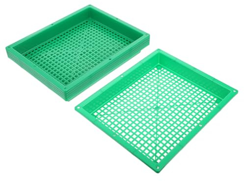 Gatuida 6 Pezzi Vassoio Germinazione Piantine in Plastica Semenzaio per Coltivazione Semi e Germogli in Casa e