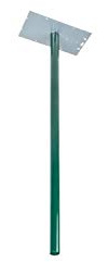 BURG-WÄCHTER Pied pour Boîte aux Lettres, 115 cm de Long, Acier Galvanisé, Vert
