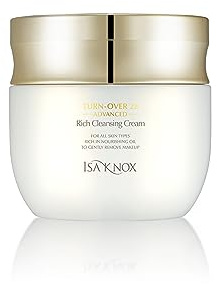 Isa Knox Turnover 28 Advanced (Cleansing Cream, 6.8fl oz) - Nourishing Makeup Remover without Residue by LG Beauty. Evergreen Oak, Pomegranate Vinegar, African Walnut Oil.