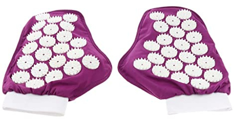 Akupressur Handschuhe Massage Handschuhe - Lila