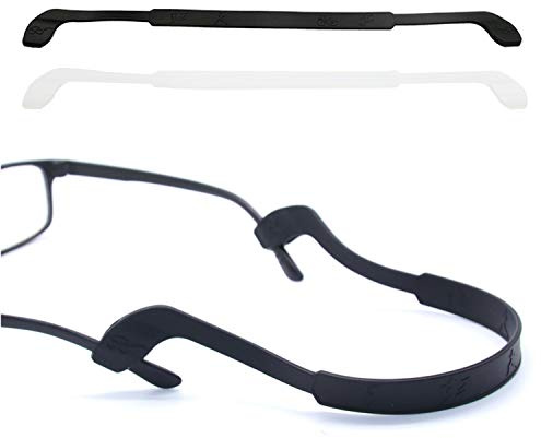 Glasses Strap Anti-Slip Silicone Eyeglass Strap Eyewear Retainers Sports,2PCS