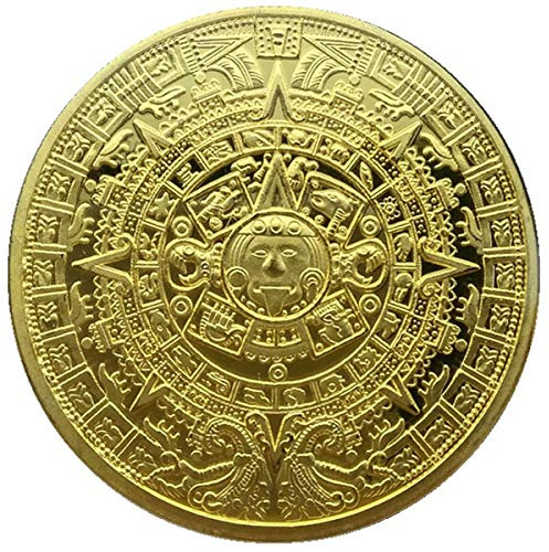 HARPIMER Mayas Moneda Conmemorativa, Colección de Monedas Conmemorativas Aztecas y mayas en un Calendario Colección De Arte