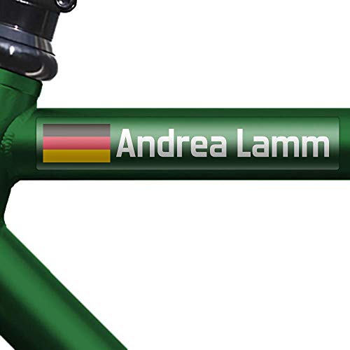 Aufkleber mit Flagge und Text, transparent, für Fahrräder, Motorräder, Autos und andere Gegenstände