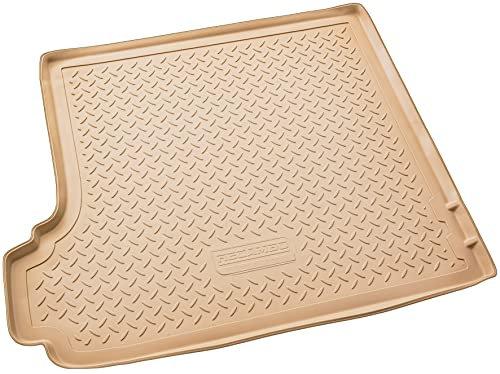 Recambo Gummi Kofferraumwanne Premium passend für BMW X3 | Typ E83 | BJ 2003-2010 | passgenau mit Rand | Beige