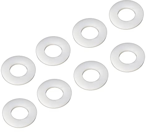 Qrity 10Stück Flach Unterlegscheiben, 30mm Dichtungen aus Silikon, Wasserhahn Dichtringe, für G 1 Wasserhahnrohre, Dusch Brausekopf