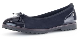 Gabor Damen Klassische Ballerinas, Frauen Flats,Slipper,Ballerina-Schuhe,Ballett-Schuhe,Ballet-Flats,Abendschuhe,Atlantik (Cognac),42.5 EU / 8.5 UK