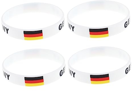 NAMOARLY Spielarmband-set Flagge Weiche Silikonarmbänder Für Sportveranstaltungen