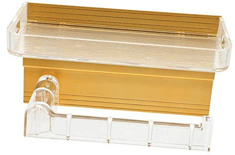 Amosfun 1 Satz Rolle Rollenhalter aus Acryl Taschentuchrollenspender Toilettenpapierrollenhalter Toilettenpapierständer klopapierständer Handtuchstange Klopapierhalterung Taschentuchhalter