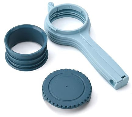 Clip de cierre de alimentos, ABS, mantiene fresca, gran calibre con tapa, boquilla de vertido, clip para bolsas de alimentos, clips fuertes para bolsas, clips de cierre de bolsa