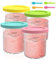 Hejo 4 Pièces Pot pour Ninja Creamy Deluxe, 680 ML Récipient pour ninja Creami pour NC500 NC501, Bacs À Crème Glacée avec Couvercle Et Cuillère, Accessoires pour Ninja Ice Creami