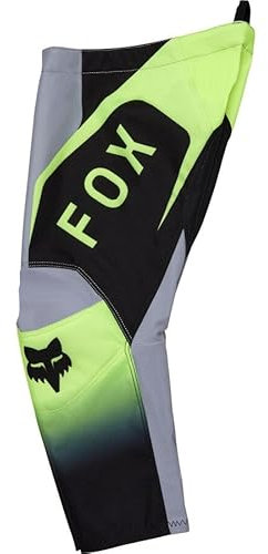 Fox Racing - Pantalones Ajustados para niños 180, Color Amarillo Flor, K4