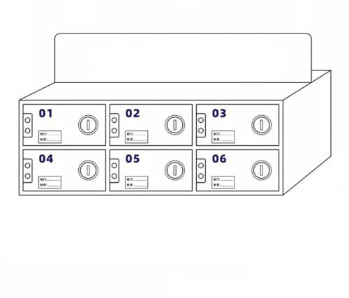 Acryl-Handy-Spind-Box, weiß, Handy-Aufbewahrungs-Organizer für Zuhause, Büro, Konferenzraum, Zubehör, 15,2 cm Größe
