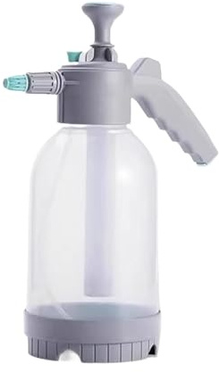 Botella de agua, pulverizador de bomba, pulverizador de mano ajustable, pulverizador de agua a presión, pulverizador de botella de agua a presión de mano de 2 l, pulverizador multifuncional de bomba