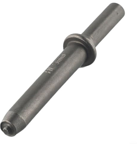 Set di utensili pneumatici con teste a scalpello multiple, per rivetti semi cavi e solidi (testa semi-cava da 5 mm)