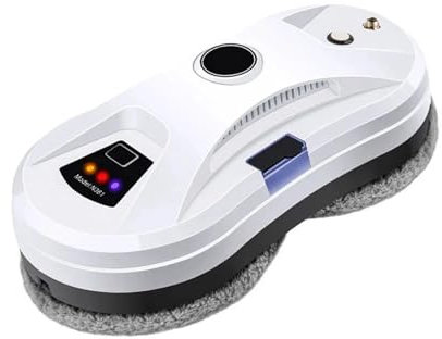 JHXHFJXZ Robot limpiacristales automático con Control Remoto, Aspirador con pulverizador de Agua for Cristales y Azulejos de Gran Altura. para Vidrio sin Rayas