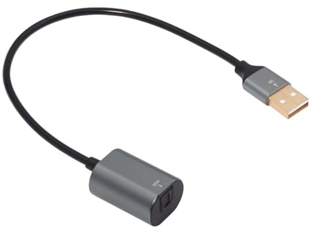 chenyang USB auf optisches Audiokabel, USB A Stecker auf Toslink Buchse digitales optisches Audiokabel für Musik/Spiele/Film/TV, 0,2 m