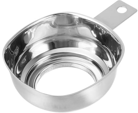 TOYANDONA Edelstahl Weithalstrichter Mit Griff 5.31X3.94X2.05In Quadratischer Küchenhelfer Für Marmelade Öl Zucker Getreide Einfülltrichter Für Einmachgläser Zuhause Und Restaurant